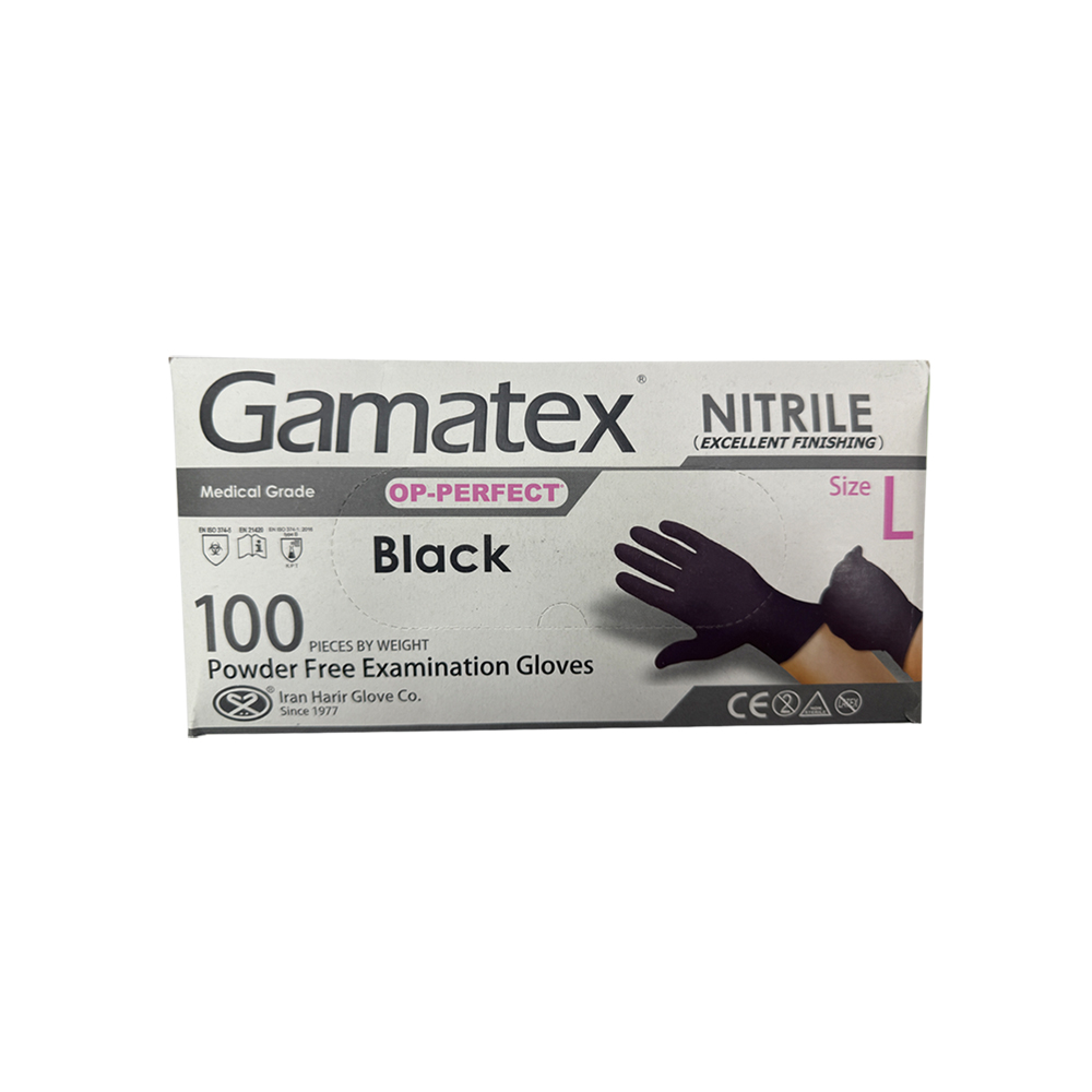 دستکش نیتریل گاماتکس او پی پرفکت سایز بزرگ