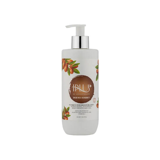 ژل آبرسان آی پلاس مدل درمو سوربت حاوی روغن آرگان و ماکادمیا