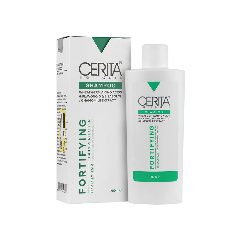 شامپو تقویت کننده و ضد ریزش سریتا مناسب برای موهای چرب