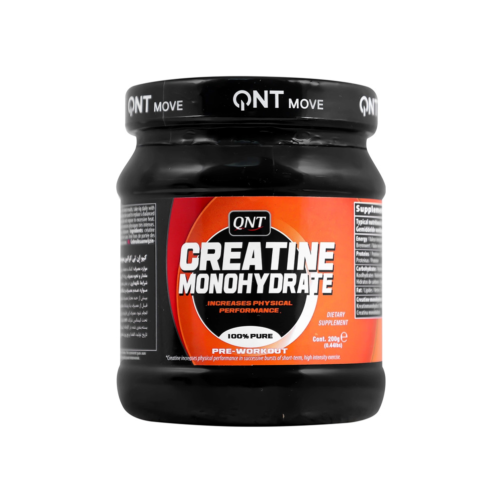 پودر کراتین مونوهیدرات کیو ان تی 200 گرمی