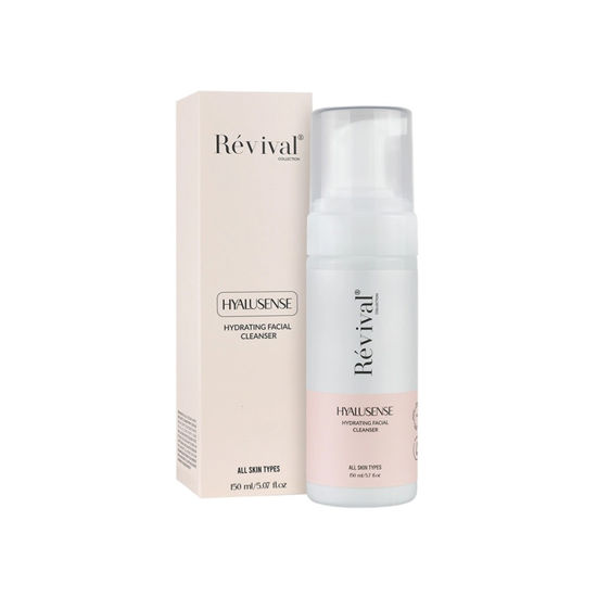 فوم شستشو صورت رویوال مدل هیالوسنس مناسب انواع پوست