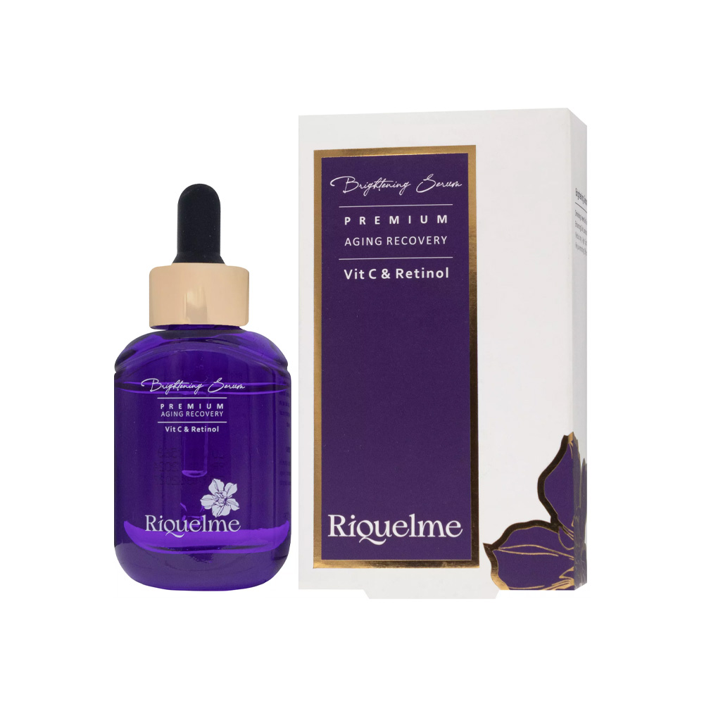 سرم روشن کننده ریکلمه حاوی ویتامین سی و رتینول