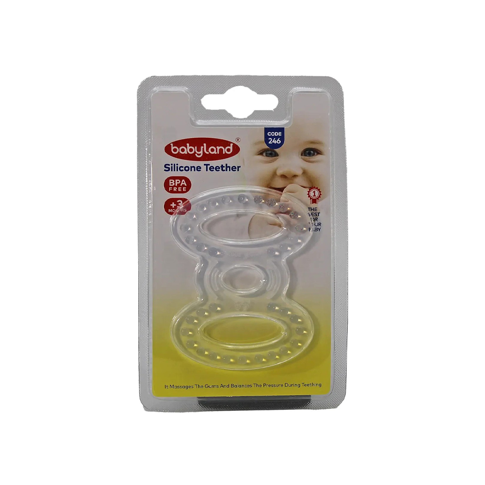 دندان گیر سیلیکونی بیبی لند کد246