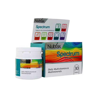 قرص مولتی ویتامین و مینرال روزانه اسپکتروم نوتراکس 30 عددی