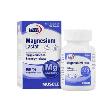 قرص منیزیم لاکتات یوروویتال 60 عددی