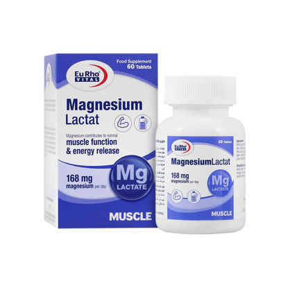 قرص منیزیم لاکتات یوروویتال 60 عددی