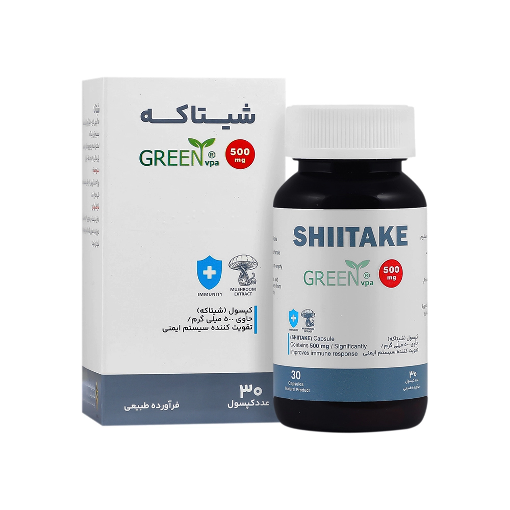 کپسول شیتاکه گرین وی پی ای 30 عددی
