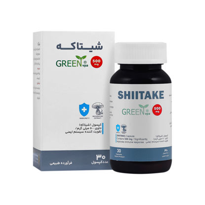 کپسول شیتاکه گرین وی پی ای 30 عددی
