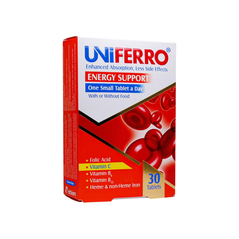 قرص یونی فرو ابیان دارو 30 عددی