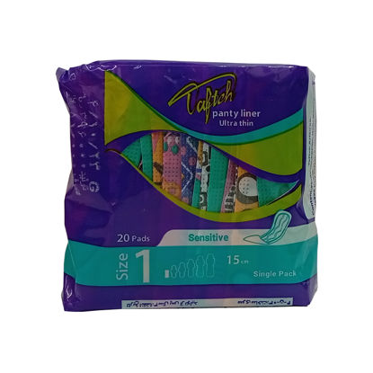 پد روزانه خیلی نازک تافته سایز 1 مناسب برای پوست های حساس