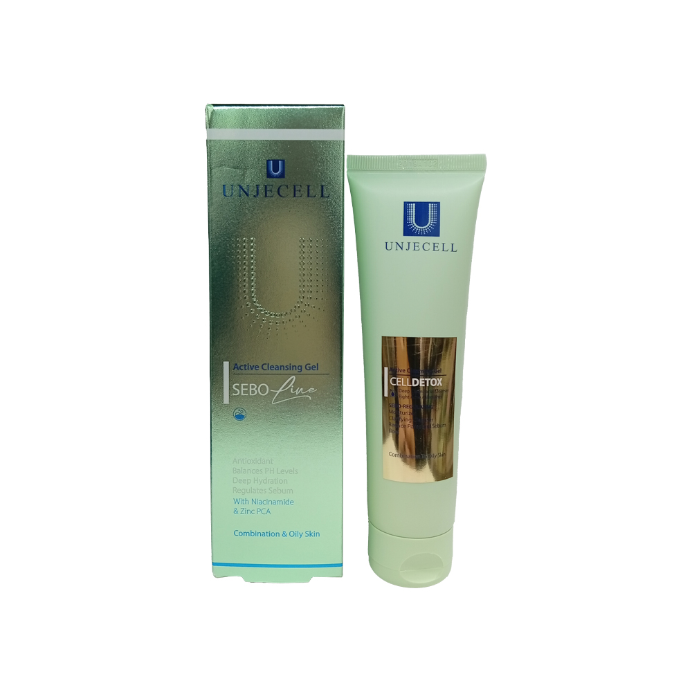 ژل شستشو صورت آنژسل مدل سبولاین مناسب برای پوست چرب و مختلط