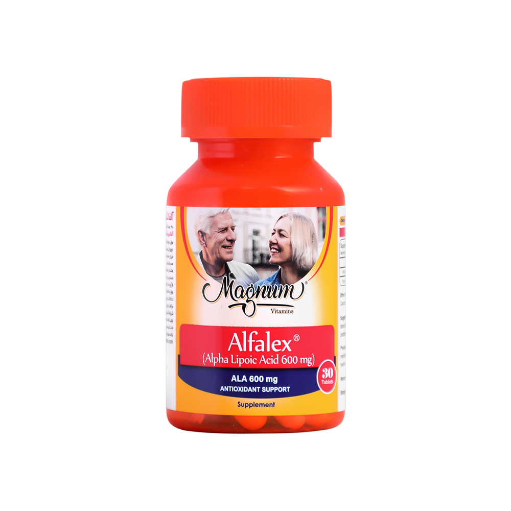 قرص آلفالکس 600 میلی گرم مگنوم 30 عددی