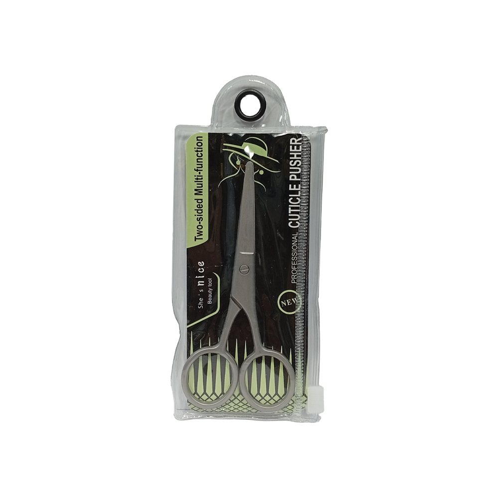 قیچی ابرو سر صاف تیتانیوم شیز نایس