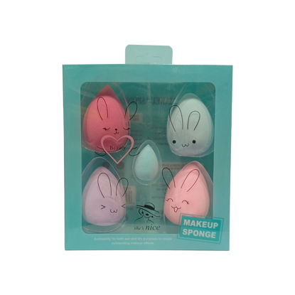 ست پد آرایشی تخم مرغی شیز نایس 5 عددی